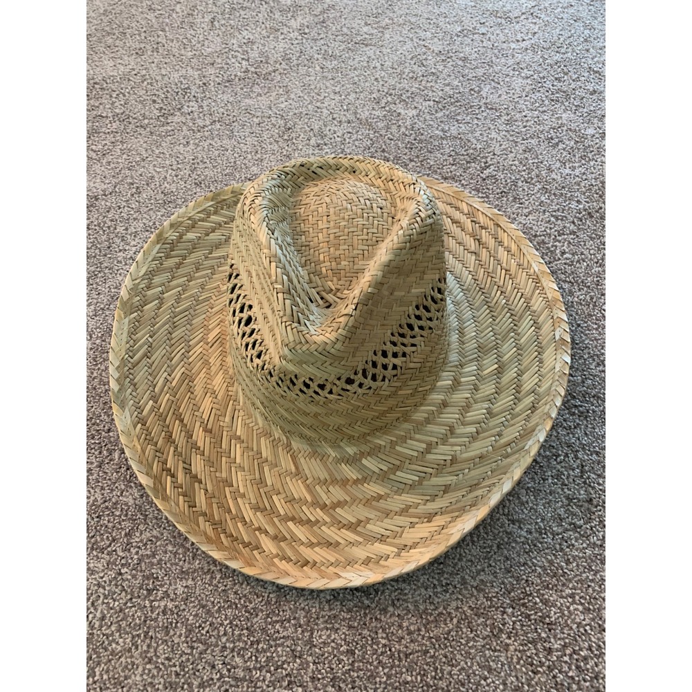 Cowgirl Straw Sun Hat Beach Boho Western Cottagecore Minimalist Summer